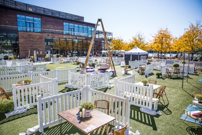The Yards development in Washington, D.C., is hosting a socially distant, curated dining experience with an après ski theme. Called The Lodge at Yards, the outdoor venue can accommodate two to four guests per table for a 90-minute window from Nov. 20-22. Reservations include snack boxes and drinks from participating restaurants such as La Famosa, Shilling Canning Co., and Ice Cream Jubilee, with more to be announced.