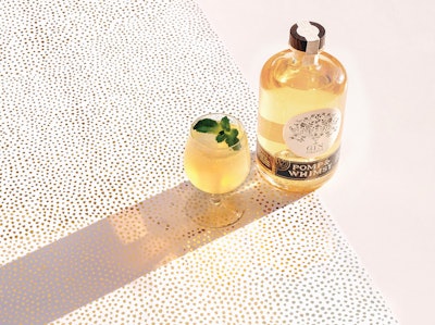 Send clients a CocktailGram from Pomp & Whimsy with a gift set ($35) that includes Pomp & Whimsy gin liqueur, a tea towel, a gold enamel coupe pin, and a recipe book. You can also complete a quiz about the recipient (for example, are they whimsical?) to determine the perfect libation. You’ll both receive a cocktail recipe and toast via email.