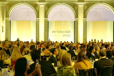In September 2018, guests gathered at the Brooklyn Museum for the Yellow Ball, hosted by American Express and its Platinum Card Creative Director Pharrell Williams. The evening was named and inspired by Williams, who explained the theme to attendees: “Yellow is the color of creativity and curiosity. It serves as a representation of the bright light we are shining on the need for arts education and its incredible power to paint a brighter future for us all.”