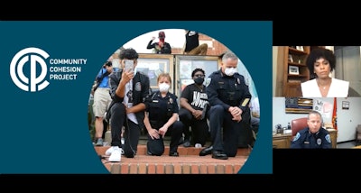 During the Ask Me Anything virtual event, part of the Community Cohesion Project and produced in partnership with interactive virtual event platform BigMarker, Smith says, 'The event featured a candid conversation and Q&A with Fayetteville Police Chief Mike Reynolds, discussing everything from social justice to building and developing intentional relationships grounded in dialogue and transparency, and everything in between. Due to considerable community demand, follow-up included additional post-event media and branded content with Chief Reynolds.'