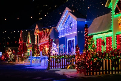 The event also features a series of themed vignettes, including a “Holidays Around the Globe” display, a wintry forest surrounding WonderLAnd's own version of the Rockefeller Center Christmas tree, and a North Pole area featuring fake snow.