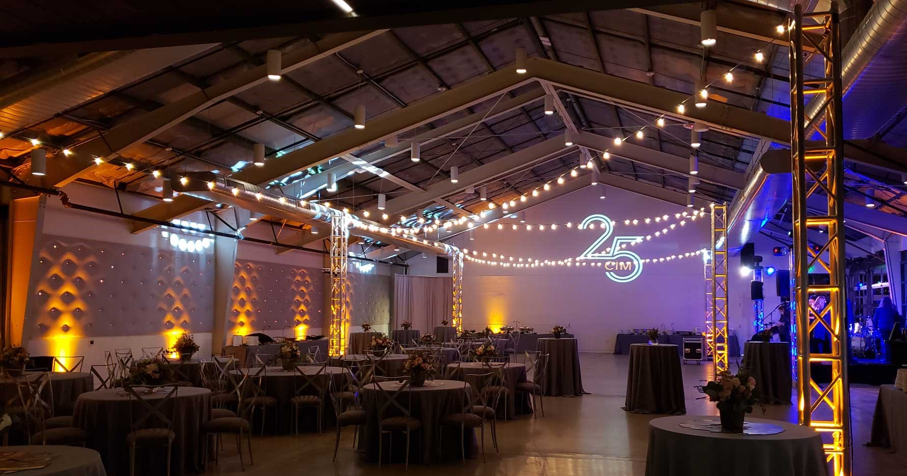 3 Company Holiday Party In The Great Room Karma Event Lighting