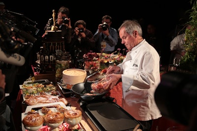 Celebrity chef Wolfgang Puck (pictured) and his team are known for catering some of the country's most high-profile gatherings, particularly in the Los Angeles area.