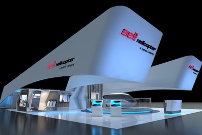 Bell Helicopter’s Air Taxi Exhibit Booth, CES 2018
