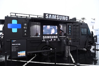 Samsung's Care Truck, CES 2018