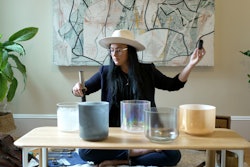Valspar partnered with sound therapist and meditation teacher Sara Auster to create 12 color meditation experiences that include unique sounds, guided meditation and calming visuals that “communicate the spirit of each color.”