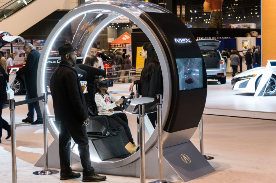 An immersive, interactive auto experience, featuring brands such as Acura, Lexus, GMC and more.