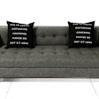Social distancing doesn't mean networking spaces need to become obsolete. Utilize these social distance-enforcing throw pillows from Revolution Event Design & Production to ensure guests don't sit too close as they chat between breakout sessions. $60 each to buy. Available nationwide. Custom branding and renting available within 50 miles of Baltimore.