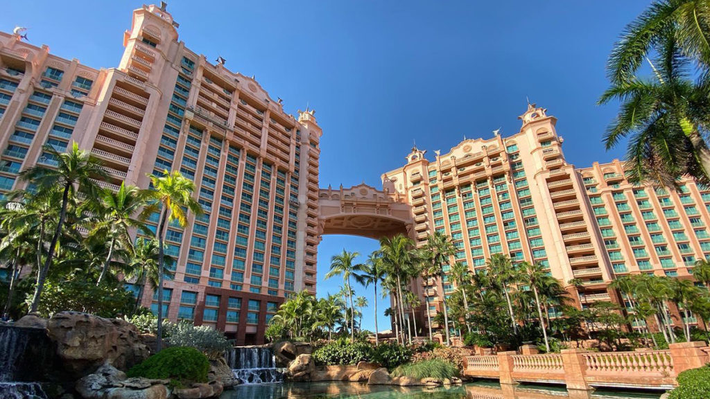 Atlantis Paradise Island in the Bahamas is one of many international resorts offering free COVID-19 testing for travelers to the United States.