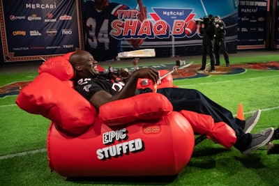 The #EpicStuffs Challenge​ ​Presented by Papa John’s​ at the SHAQ Bowl