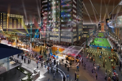 Super Bowl Village 2012