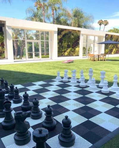 Quintessence Hotel Anguilla - Our giant chess board is a favorite amongst  guest. The easy to move pieces allow for strategic thinking and a way to  disconnect from the digital World with