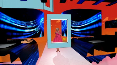 Artist Katy Perry performed during a custom XR experience hosted by Montreal-based Silent Partner Studios during last year’s American Idol finale. Yellow Studio helmed set design.