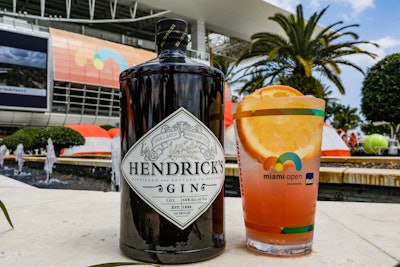 Fans can sip on the Open's signature drink, the MO Smash, made with Hendrick’s Gin.