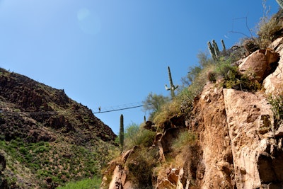 Via Ferrata Course at Castle Hot Springs