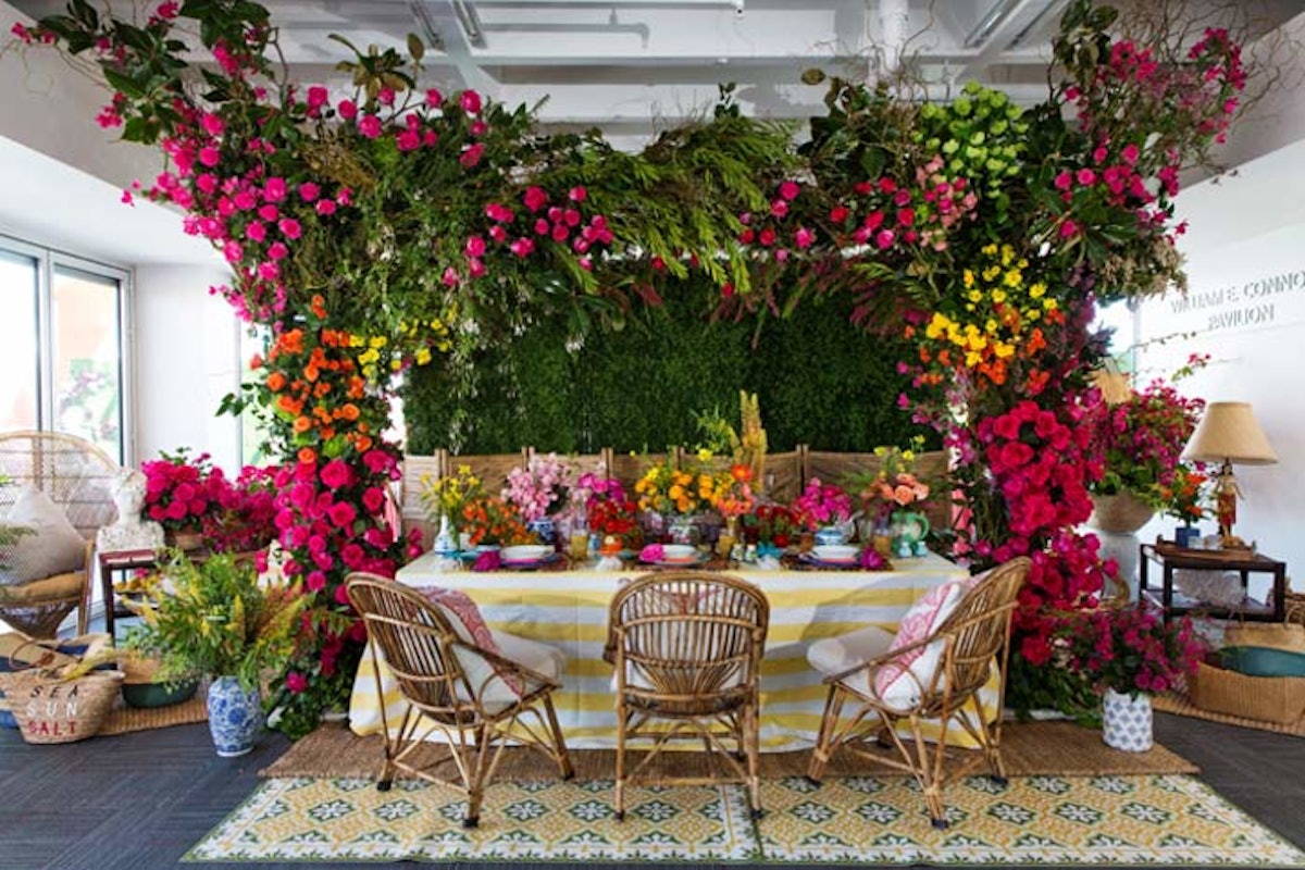 LV Garden: Fashion Inspired Floral Wall Art