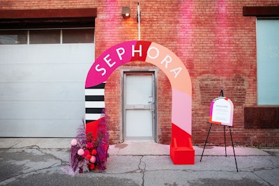 The in-person portion of Sephora Canada's holiday media preview took place at Toronto's Only One Gallery in September 2020.