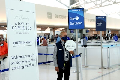 Guests are greeted by brand ambassadors at the Fort Lauderdale International Airport on May 5.