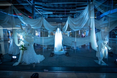 For Trick or Chic, a mummy fashion exhibit was on display in the venue's Great Hall.