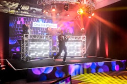 Two live on-screen DJs receive the participants’ song requests and spin tunes on behalf of the contestants during Dueling DJs.