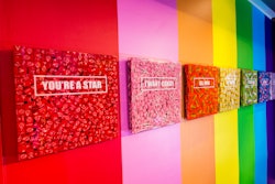In January 2020, New York-based candy artist By Robynblair and neon studio Name Glo launched their artists-in-residence installation at Bergdorf Goodman’s flagship store in New York. For two months, visitors could experience the shoppable installation, which included a rainbow hallway and a retro ‘70s-inspired room.