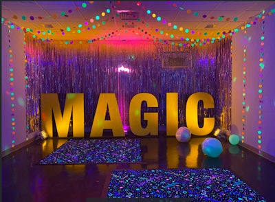 The Magic room is meant to remind all women that 'they are magic' as words of encouragement.