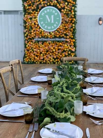 Under the Canopy: Martha Stewart and Canopy Growth Dinner