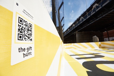 The one-day event featured activities, photo ops and treasures disguised as QR codes.