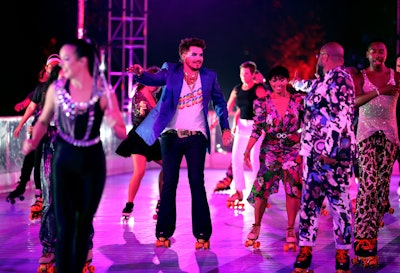 The DiscOasis’s VIP night, held on July 21, featured a special performance from DJ Cassidy and drew guests like Adam Lambert (pictured), Tess Holliday and Will.I.Am. Nguyen and LaSalle say they hope to continue the experience in some form once this iteration wraps. “The DiscOasis has been imagined as a living, breathing pop-cultural entertainment event—so we expect to work with Nile and other artists to evolve the experience and bring it to other markets in the future.”