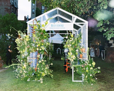 Belvedere Original Rose NYC Greenhouse Installation