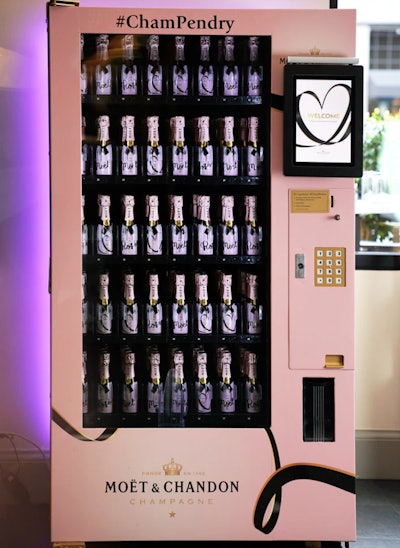 When Moet & Chandon debuted its Champagne vending machine in 2016, it became an instant hit at benefits, parties and galas. Eventually, the brand launched a new augmented-reality photo booth version that features Moet’s limited-edition Living Ties impérial rosé collection. Making its debut at The Pendry in San Diego, the new vending machine combines facial recognition and video, along with custom backgrounds, so guests can share augmented reality-enabled ecards. The original version of the vending machine can be found at Mama Lion in Los Angeles; The Ritz-Carlton, New Orleans; the Dalmar Hotel in Fort Lauderdale; and even Kris Jenner’s home.