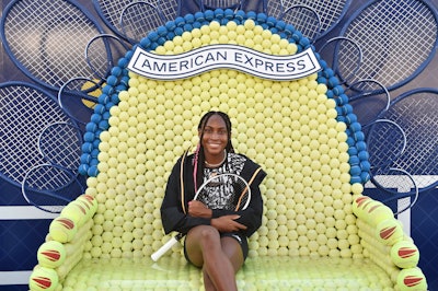 American Express's Pop-Up Tennis Courts for the U.S. Open