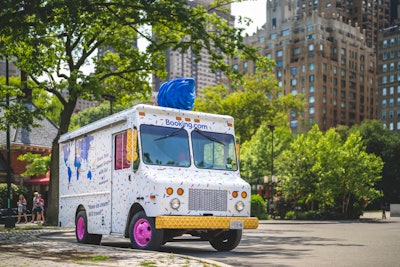 Booking.com's Ice Cream Truck Activation for National Ice Cream Day