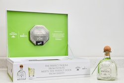 Back in August 2020, Patrón introduced its Margarita Smart Coaster by Barsys to help teach at-home hosts how to make tequila-based cocktails. The limited-edition kit included the Barsys “smart coaster,” two branded rocks glasses, a custom tajín salt rimmer, lime squeezer and shaker.