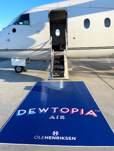 The event’s invitees—primarily social media influencers, who were not told in advance where they were headed—were flown to Littlerock, Calif., on a private jet with custom-designed Dewtopia branding.
