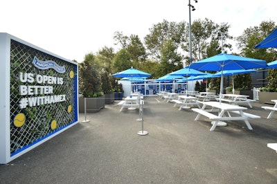 Located near Court 17, the new Amex Patio is an open-air space with misting fans, and at the Centurion Suite at Louis Armstrong Stadium, the company is also offering 60-minute, bookable dining experiences featuring fare from chefs Ignacio Mattos and Cédric Vongerichten, the executive chefs of the Centurion Lounges at John F. Kennedy International and LaGuardia Airports.
