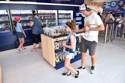 American Express partnered with the United States Tennis Association (USTA) and its hospitality partner, Levy, to provide cardmembers access to a contactless shop where they can grab food and beverage items from independent local retailers including Baked in Brooklyn, Coney Island Popcorn and North Fork Chips.