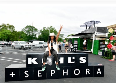 For an event marketing strategy, TH Experiential and Sephora took advantage of the activation's social media-friendly setup and brought in press and influencers to assist in promoting the event to their audiences.
