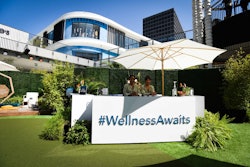 On-site staffers acted as guides in a wellness retreat, evoking characters from the show.