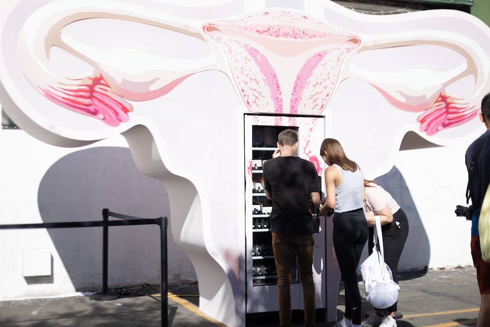 How A Uterus Shaped Vending Machine From The Pill Club Was Actually An How A Uterus Shaped Vending Machine From The Pill Club Was Actually An