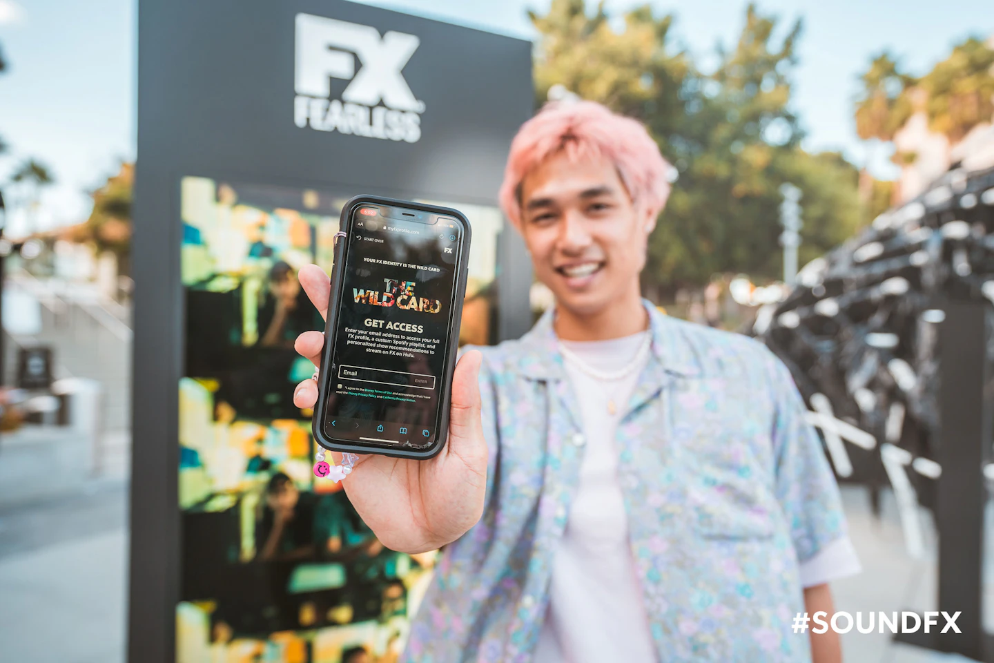 Attendees could complete a digital quiz that recommended FX shows for them to watch based on their results.