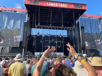This year's festival footprint, which included three stages, expanded to include larger VIP viewing areas, stage layout changes that accommodated larger crowds and an increase in on-site experiences.