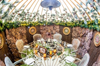 American Express and Resy's Yurt Dining Experiences