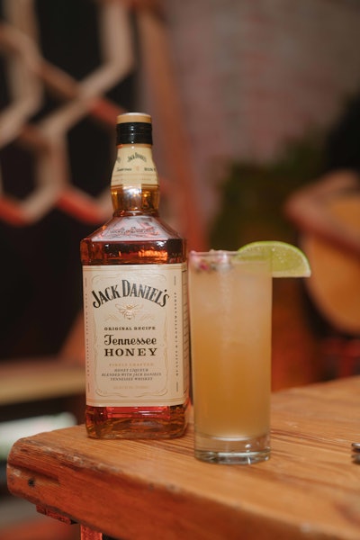 The honey-centric dishes were paired with Jack Daniel’s Tennessee Honey Whiskey cocktails.
