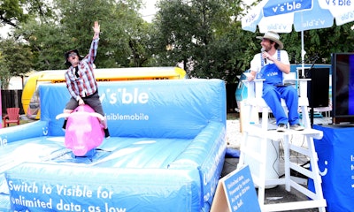 Visible's Mechanical Bull Activation
