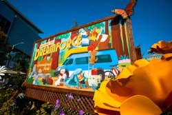 Each year, Salesforce's Dreamforce boasts a variation of a national park theme, with playful, bold designs that feature Dreamforce's recognizable animated characters.