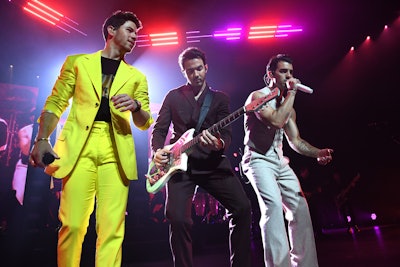 The Jonas Brothers ended the night by performing their biggest hits.