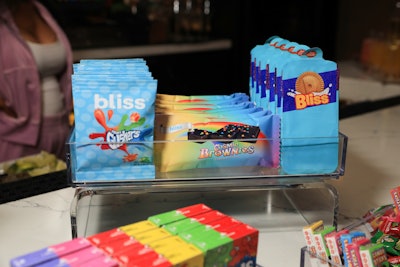 Lana Nicole Events created Bliss-branded candy and treats for the party.
