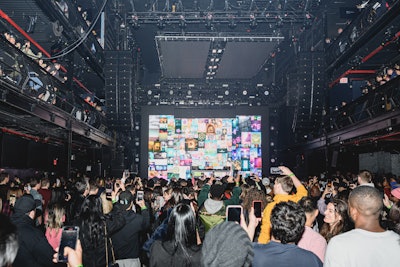 “We tapped into our music concert experiences and treated ‘Everydays’ like a performance; it was designed for a stage, to be simultaneously viewed by thousands of people,” Wielander explained.