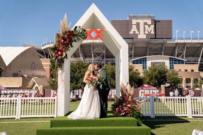 Dos Equis' Tailgate Wedding